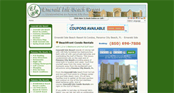 Desktop Screenshot of emerald-isle-panama-city-beach.com